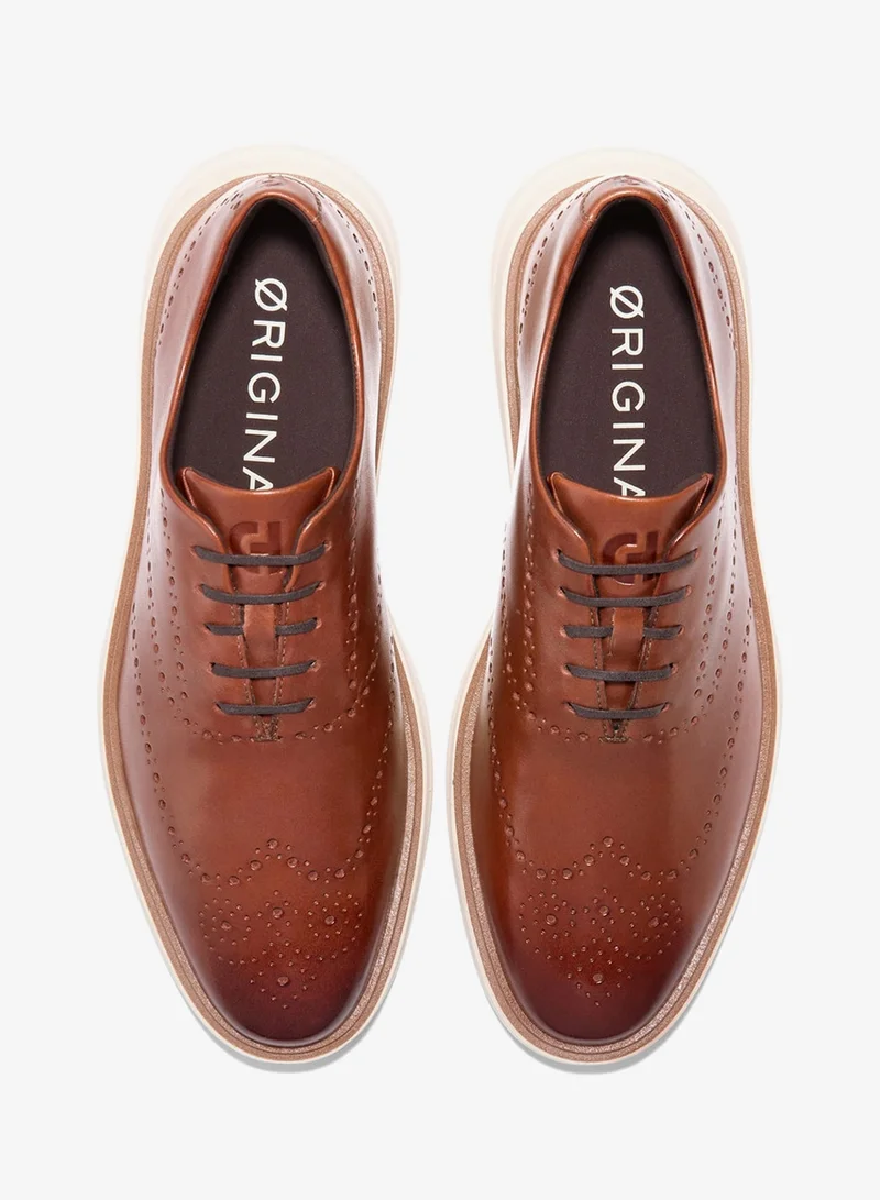 COLE HAAN BROWN Men's OriginalGrand Cityspectre Wingtip Oxfords for Men | Best Price UAE