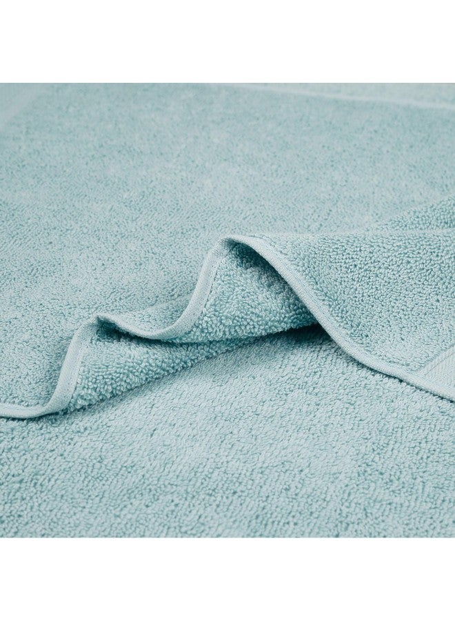 Trident منشفة تريداينت سوفت كومفورت إير الغنية للاستحمام، منشفة قطن 100%، فائقة النعومة، عالية الامتصاص، مجموعة من 3 قطع، 500 غم - أزرق نيل - Image 4