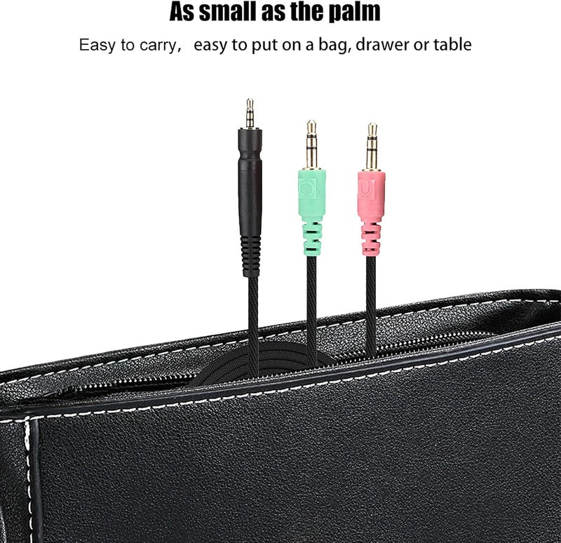 Ashata Lightweight Gaming Headphone Cable for G4ME ONE PC 373D PC37X GSP350 500 600 with High Fidelity Audio, Design (PC Version) - Image 3