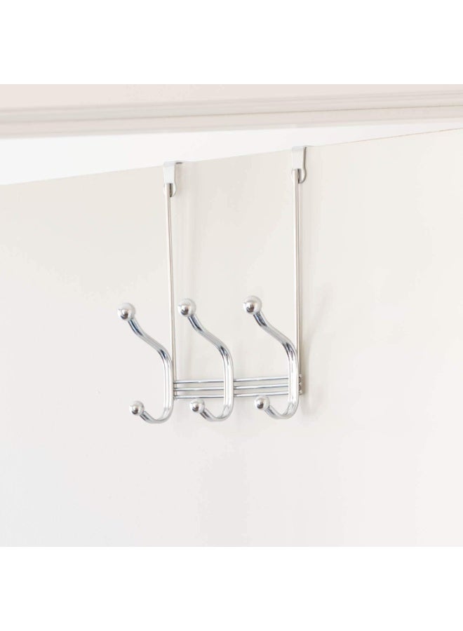 IDesign Over Door Rack Durable Steel Fit Securely Over Standard Interior Doors 21X13.3X27.9Cm - Image 4