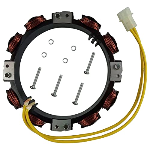 Cylinman 592830 Stator Alternator with 845907 Voltage Regulator Fit for 394890 393374 691185 696458 691064 John D D150 D170 GT235 S2546 S2046 SST18 X330 Z225 Z465 Z625 Z665 Cub GMT085 Lawn Mower - Image 2
