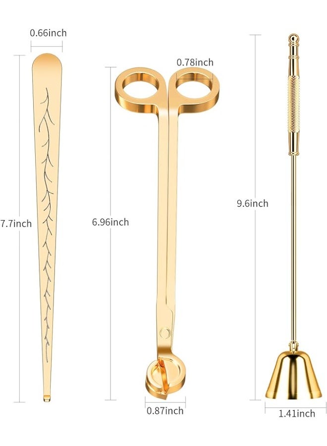 Candle Wick Trimmer, Candle Snuffer and Wick Dipper & Candle Accessory Set, 3 in 1 Candle Care Kit for Candle Lover  - Image 2
