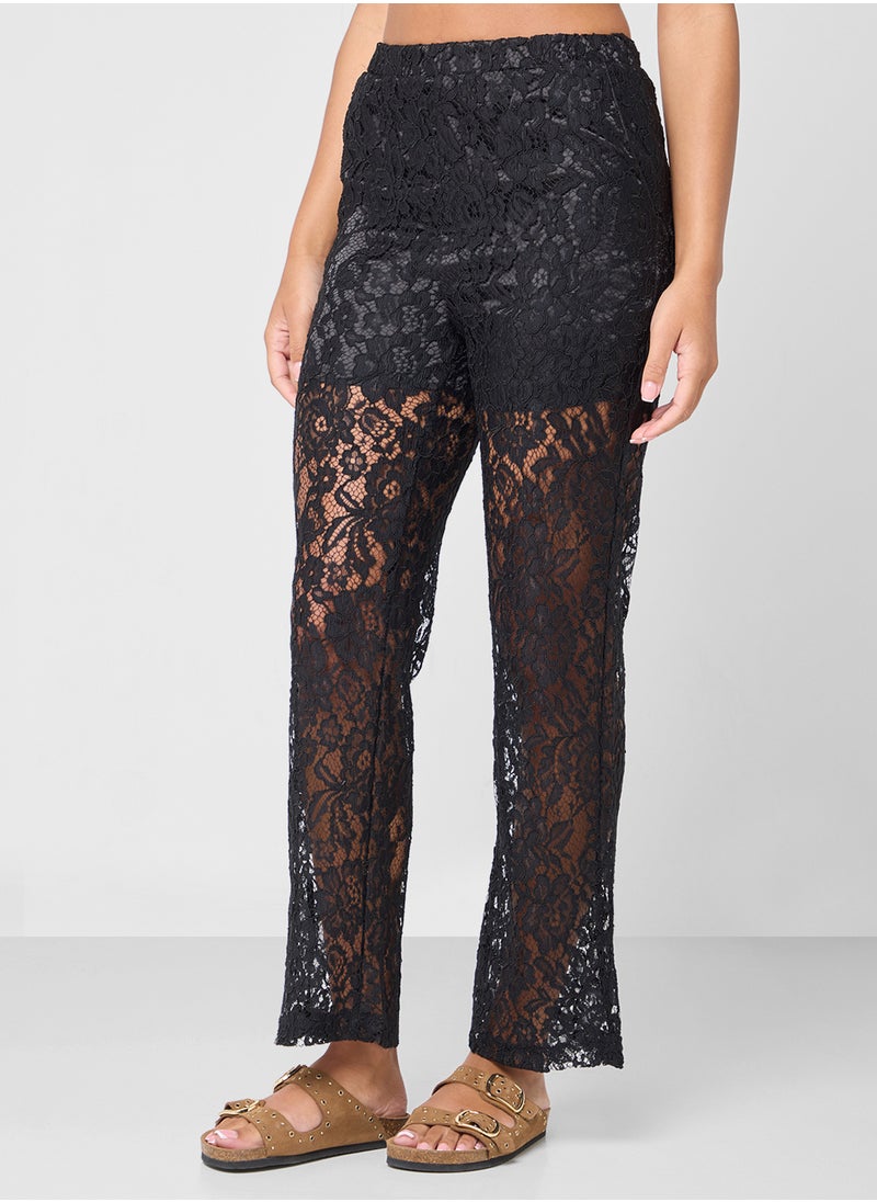 Ginger Lace Shirt & Pant Coord Set  - Image 4