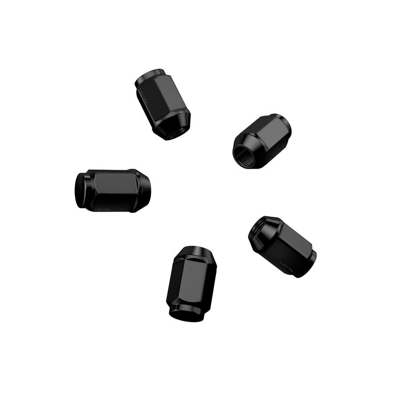 StanceMagic 24pcs 12x1.5 Lug Nuts - Compatible with Toyota Tacoma 4Runner FJ Cruiser Tundra, Lexus GX460 GX470, and More - 1.4 inch Length - 0.87 inch Width - Closed End Bulge Nuts Cone Seat - Black - Image 5
