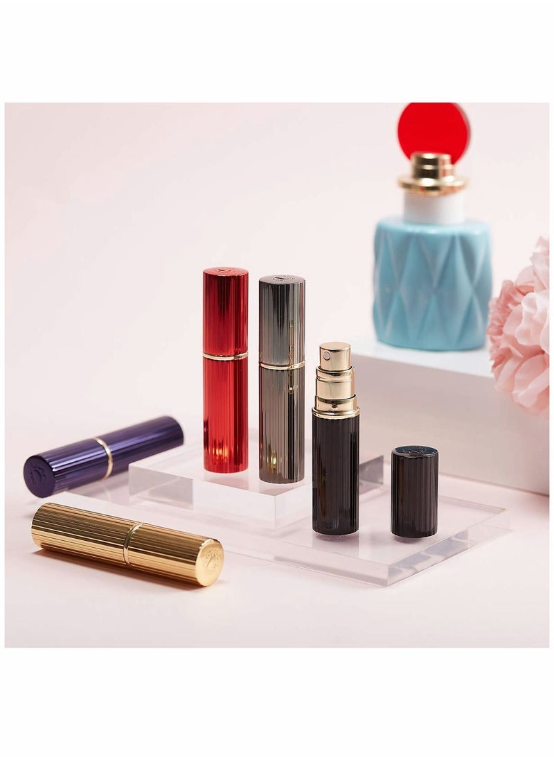 SYOSI - 2 Pcs 5ml Portable Aluminum Alloy Shell Mini Perfume Atomizer - Image 1