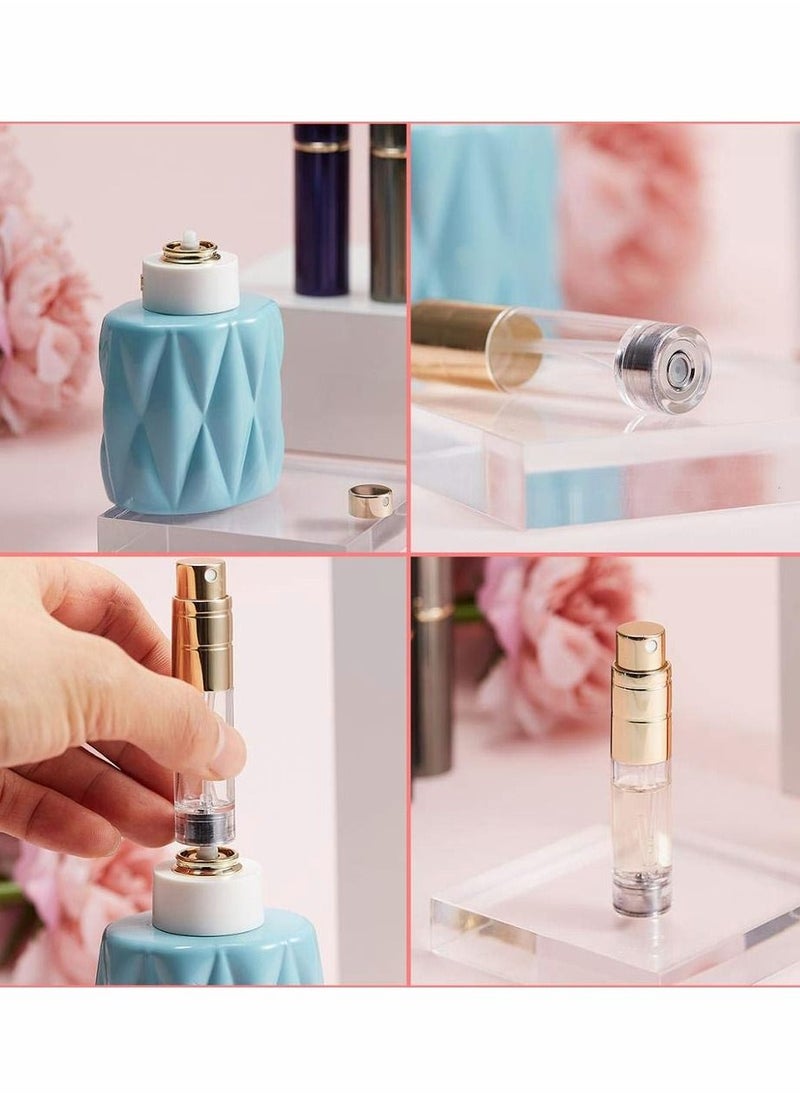 SYOSI - 2 Pcs 5ml Portable Aluminum Alloy Shell Mini Perfume Atomizer - Image 1