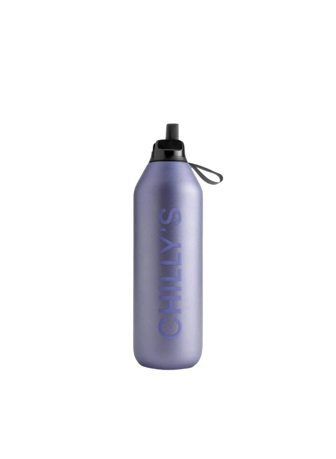 Chilly's | Water Bottle | Series 2 | Matte Matellaic | 1.0 Liter | Lavender - Image 4
