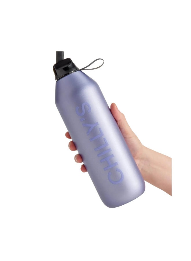 Chilly's | Water Bottle | Series 2 | Matte Matellaic | 1.0 Liter | Lavender - Image 1