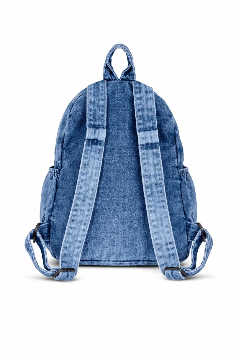 ZAINTO Denim Backpacks for men and women Stylish Outdoor Travel bag with Multi-Compartment Design - Washable. Eco-Friendly, Stylish, Durable Recycled & Upcycled Backpack|3 Compartments 25 liters - Image 5