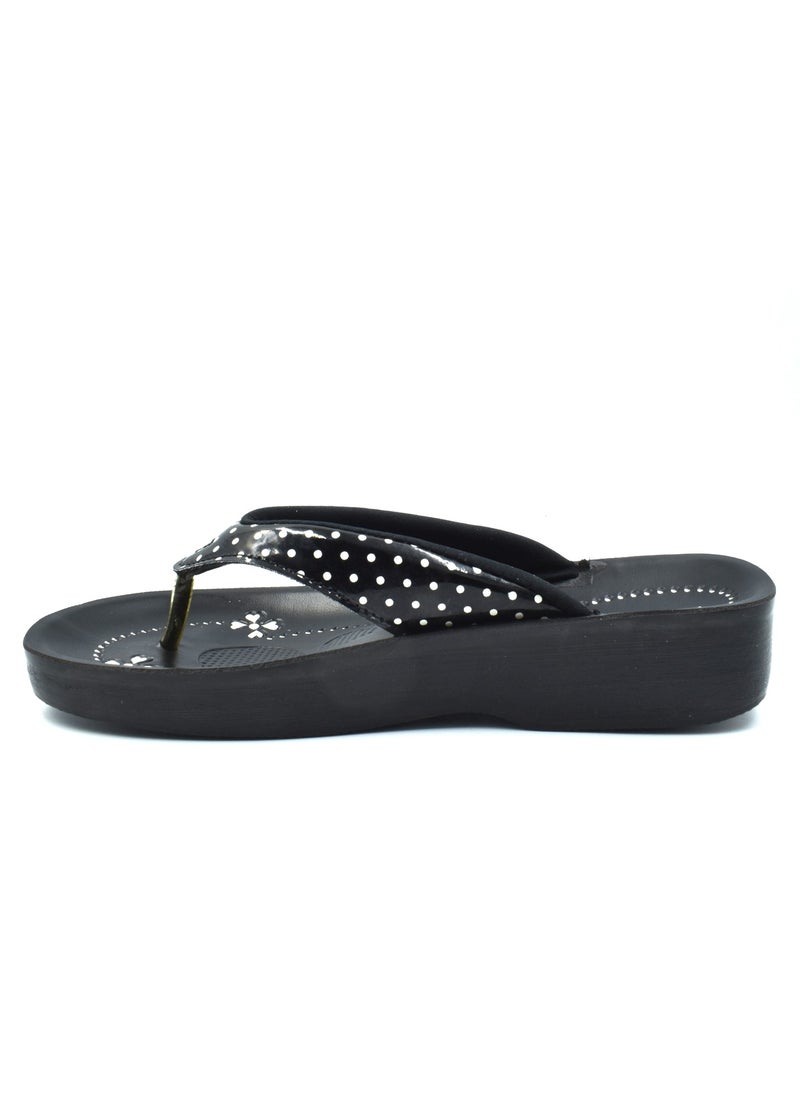 aerosoft AEROSOFT A0879 LADIES BLACK SLIPPERS  - Image 4