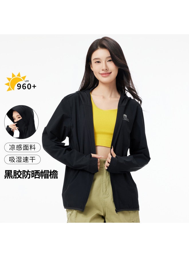 camel Outdoor Sun Protection Jacket 2025 Spring Summer Sun Shade Breathable Travel Comfortable Casual Hooded Jacket Unisex Sun Protection Jacket - Image 2