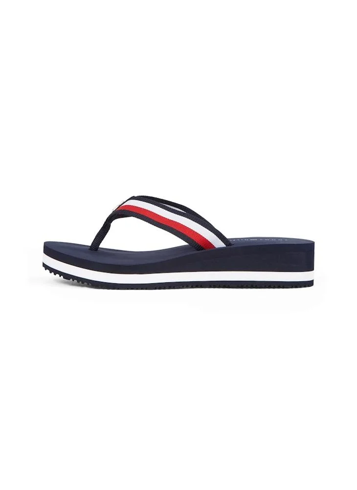 TOMMY HILFIGER Corp Mid Wedge Beach Sandals