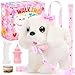 Tagitary Plush Toys Interactive Puppy Toy for KidsElectronic Toy Dog That Walk and BarkTail Wagging Fake Dog Toy with LeashPerfect Easter Christmas Birthday Gift for Kids Toddlers - Image 2