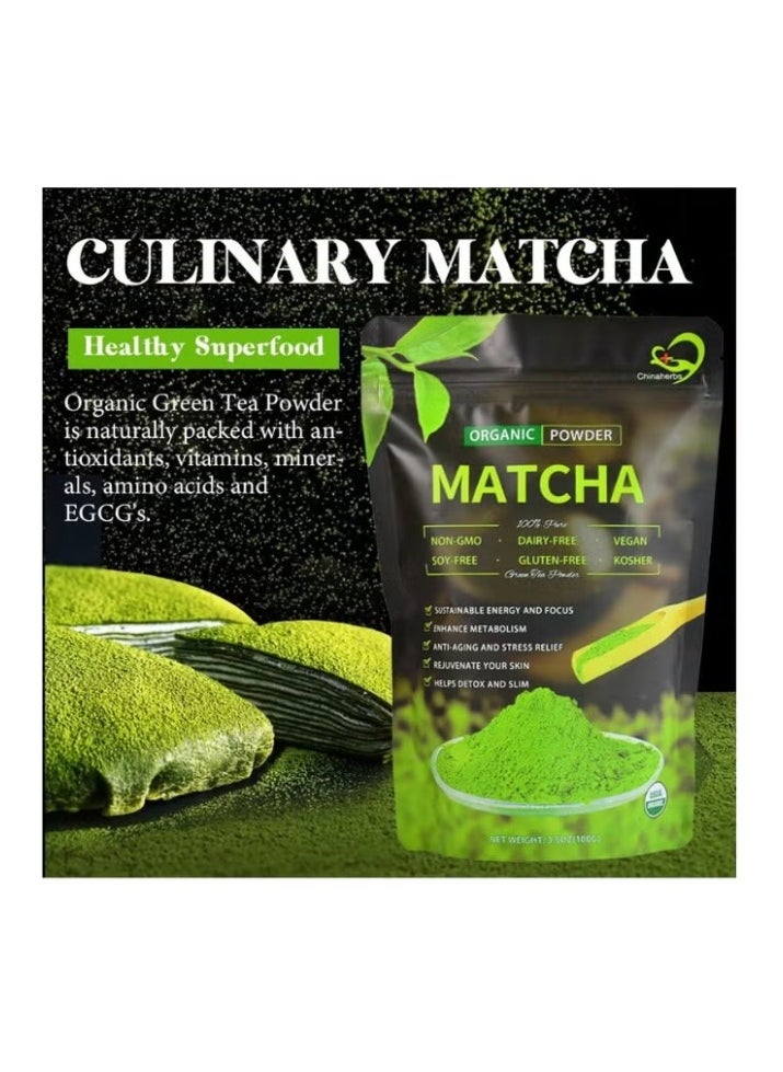MATCHA - Pure Matcha Powder, Organic Matcha Green Tea, Japanese Matcha green tea 100gm - Image 1