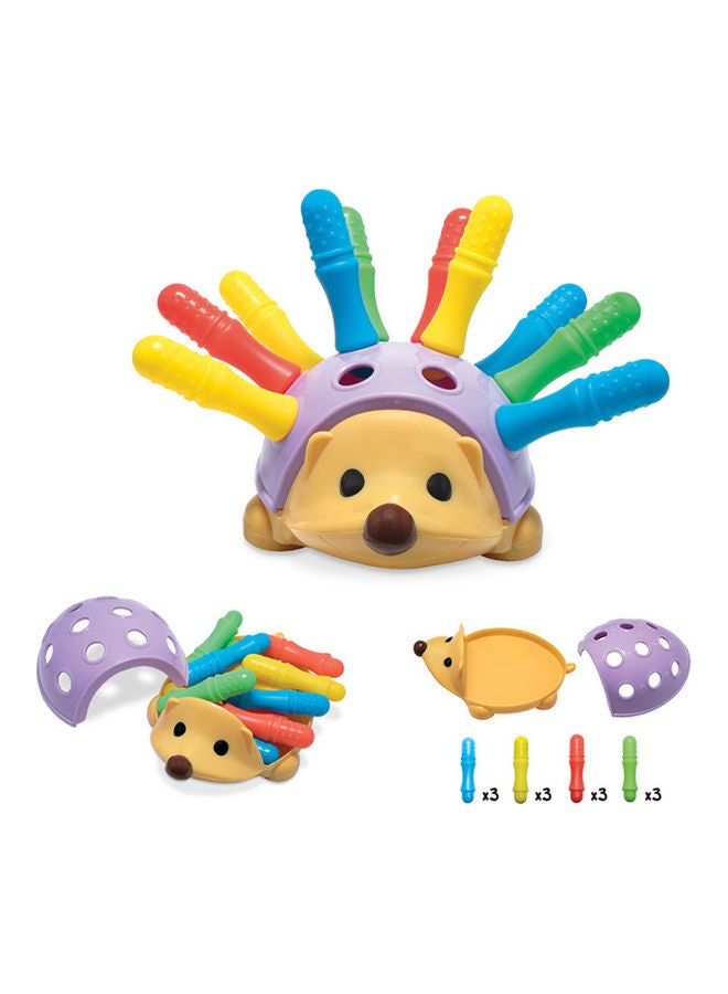 Moon Mighty Pete – Educational Fine Motor and Sensory Hedgehog Toy – Learning Montessori Game for Toddlers – Sorting and Stacking Toy for Gifting & Birthday Party – 14 PCS – 12m+ - Image 2