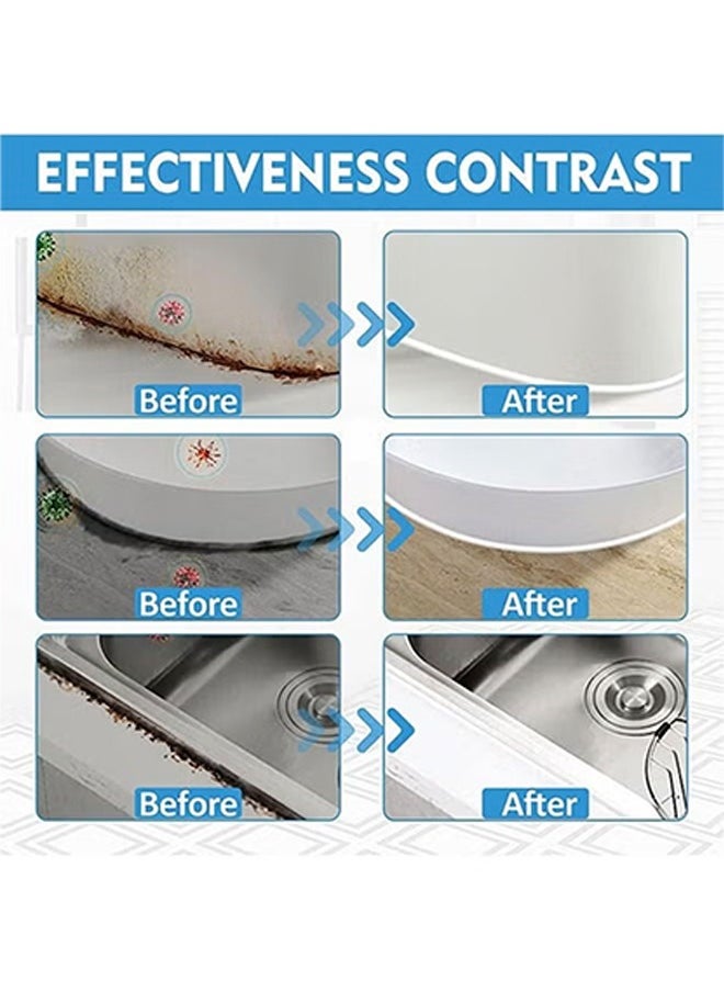ASHILE - Tile Beform - White Grout Tiling Tile Repair Tile Gap Refill Agent Tile Reform Coating Mold Cleaner Tile Sealer Repair Glue 150ML - Image 1