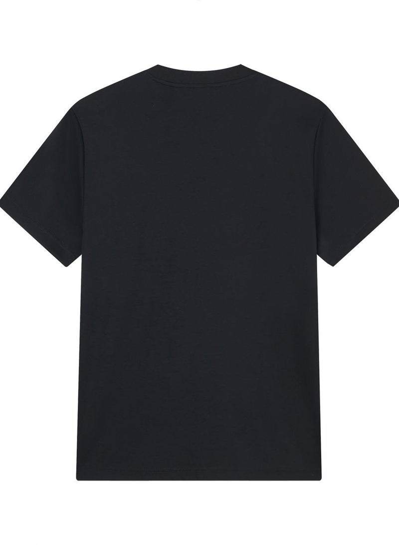 GIORDANO تي شيرت قطن بقلنسوة ضيق للرجال بلمسة سائلة - Image 4