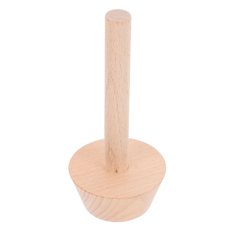 XL Wooden Egg Tart Mold Pastry Pusher For Baking DIY Dessert Tool - Image 1