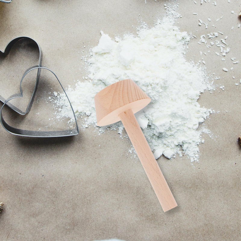 XL Wooden Egg Tart Mold Pastry Pusher For Baking DIY Dessert Tool - Image 5