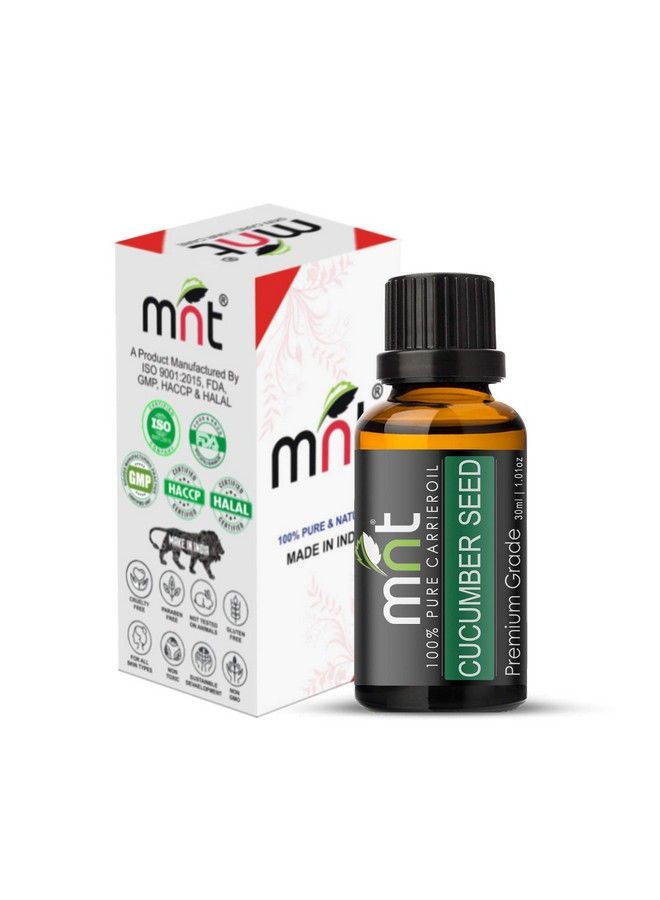 MNT Cucumber Seed Essential Oil 100% Pure Natural & Undiluted For Skin Care & Hair (30Ml) - Image 3