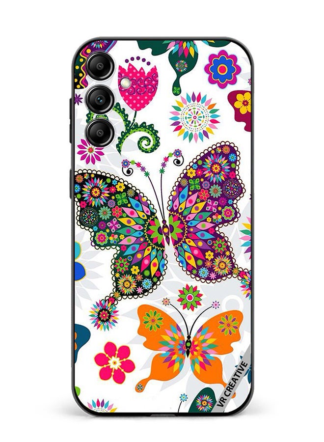 VR CREATIVE Protective Case Cover For Samsung Galaxy A14 5G/A14 Butterflies Design Multicolour - Image 1