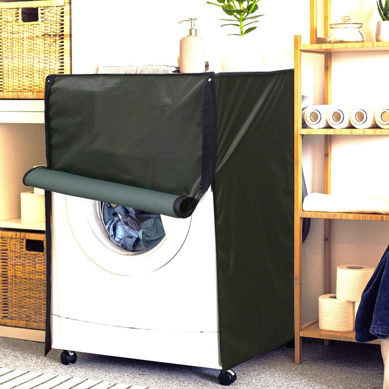 Lithara Waterproof Front Load Washing Machine Cover 6 kg, 6.2 Kg, 6.5 Kg, 7 Kg (Military) - Image 5