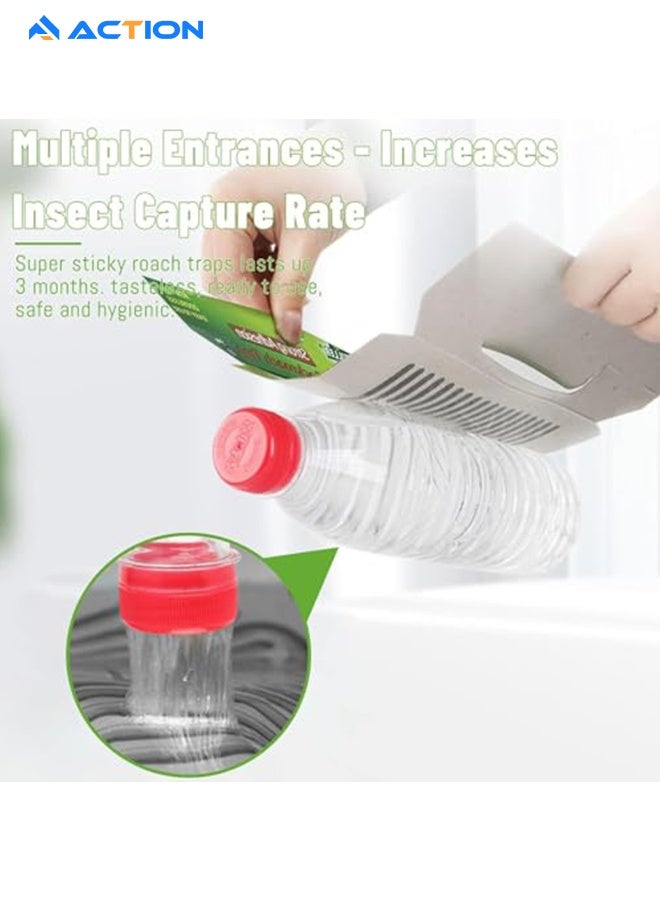 ACTION Roach Killer, Roach Killer Indoor,Cockroach Killer Indoor Home,Roach Traps,Cockroach Killer,Roach Bait,Roach Motel,Child & Pet Friendly (20 Pack) - Image 3