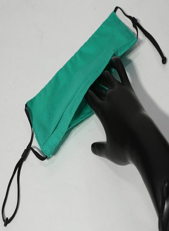 Touchstone soft cotton filter pocket nose bridge adjustable double layer anti-pollution smog smoke cold & cough protective face mask Reusable Washable for men, women. (Pack of 6). 6 Colors - Image 2