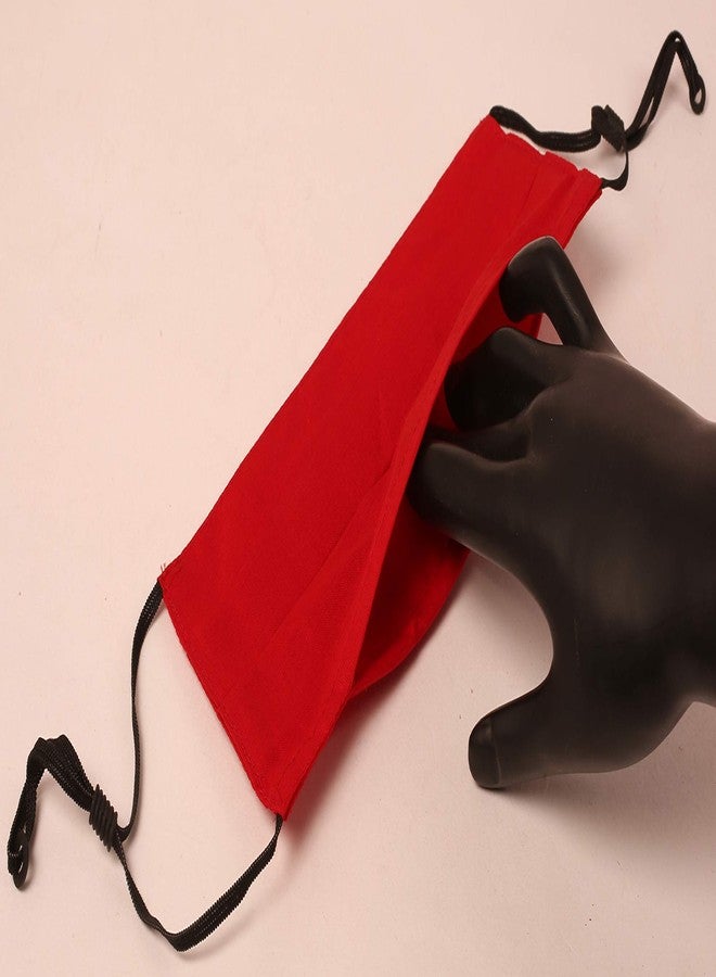 Touchstone soft cotton filter pocket nose bridge adjustable double layer anti-pollution smog smoke cold & cough protective face mask Reusable Washable for men, women. (Pack of 6). 6 Colors - Image 4