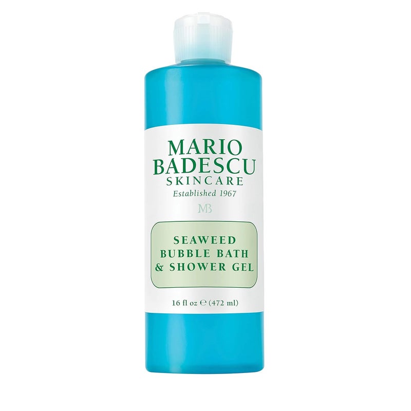 Mario Badescu Seaweed Bubble Bath Shower Gel 2in1 Daily Moisturizing Body Wash for Men and Women Body Care Enriched with MarineLike Fragrance Revitalizes Skin from Head to Toe 16 Fl Oz