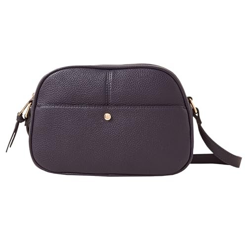 Accessorize London Women's Navy Abby Camera Bag - Image 1