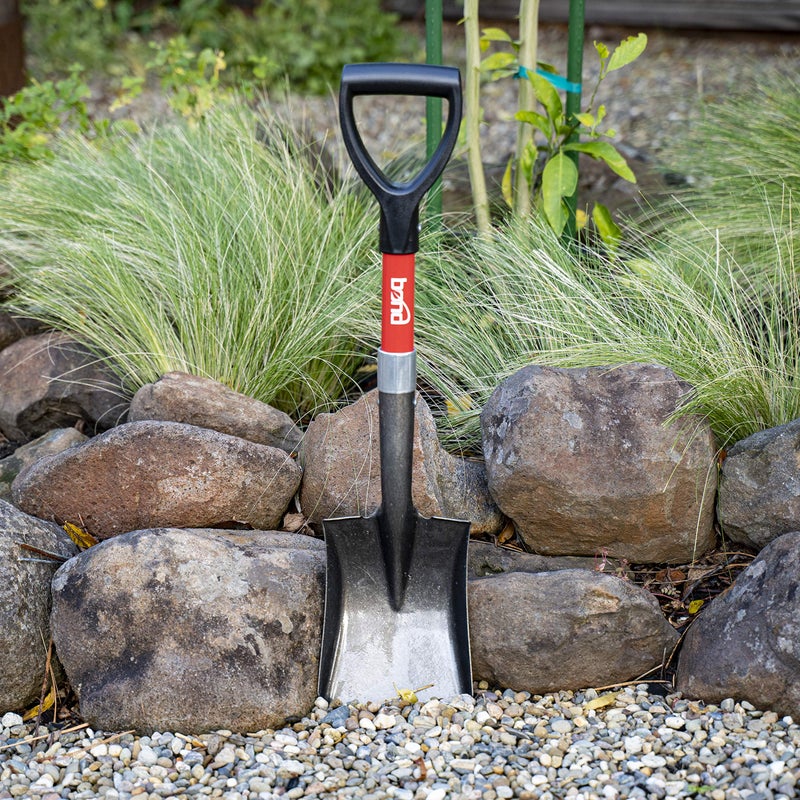 Bond Manufacturing LH047 Mini D-Handle Square Head Shovel, 1-PACK, Red/Black - Image 5