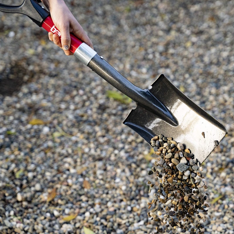 Bond Manufacturing LH047 Mini D-Handle Square Head Shovel, 1-PACK, Red/Black - Image 3