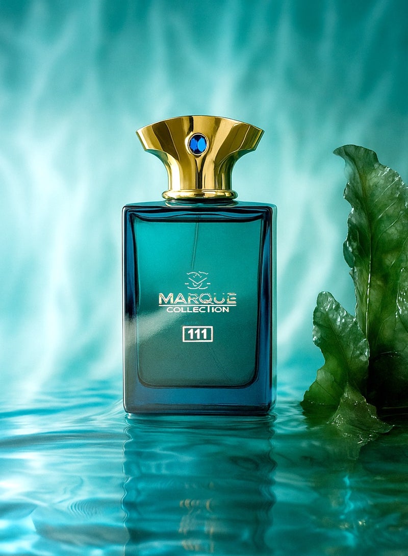 MARQUE COLLECTION Luxury Oud Perfume for Men - Marque Collection No. 111 | Long Lasting Oud Perfume for Men with Woody, Spicy & Resinous Scent | 25ml EDP - Image 2