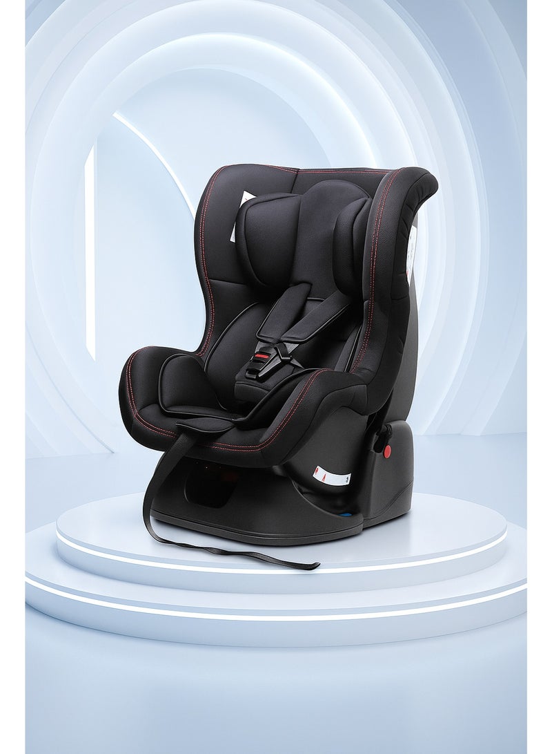 مقعد سيارة للأطفال من عمر 0 ​​إلى 4 سنوات، قابل للتعديل، مقعد سيارة للأطفال الرضع، وسادة امتصاص الصدمات، حماية محيطية 360 درجة، عالمي لمعظم المركبات - Image 1