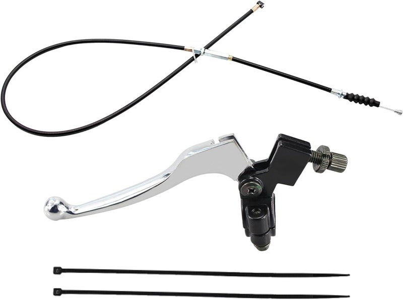 PRO BAT 7/8 Inch Left Clutch Lever and Cable for Dirt Bikes - Image 1