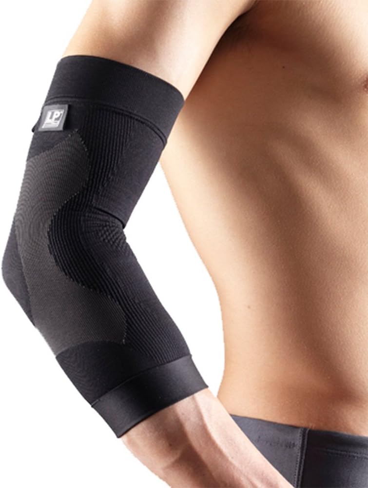 LP Support 250Z Elbow Compression Sleeve - Black - Image 1