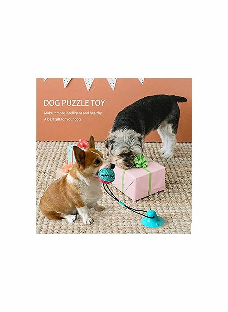 Excefore - Dog Chew Suction Cup Tug of War Toy Ball for Aggressive Chewers - Image 1