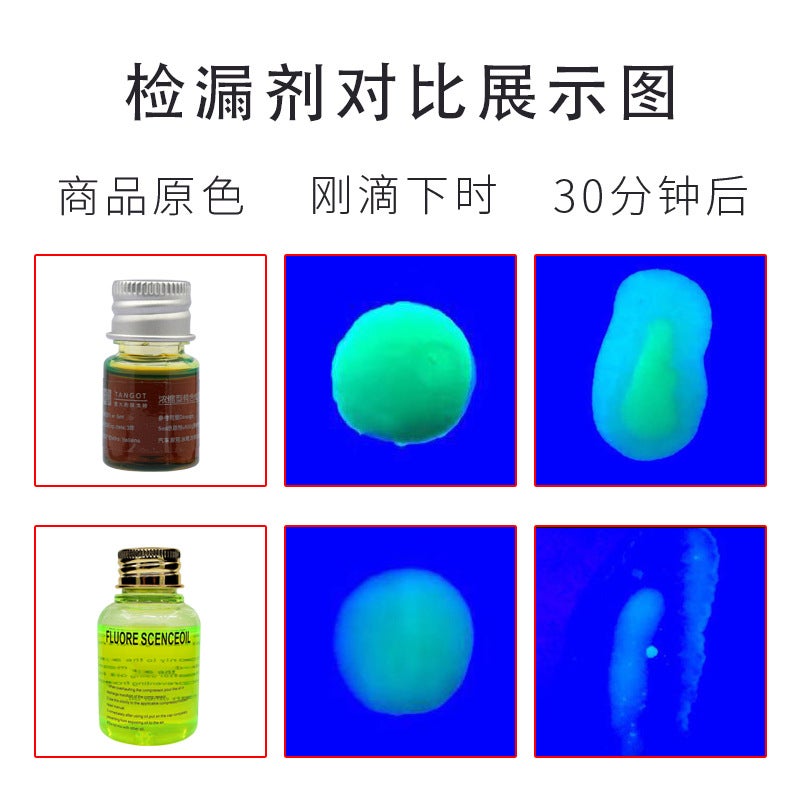 Car Air Conditioner Repair Leak Detection Tool Leak Detection Fluorescent Agent Household Refrigerator Freon Cold Storage Freezer Leak Detection Flashlight - Image 4