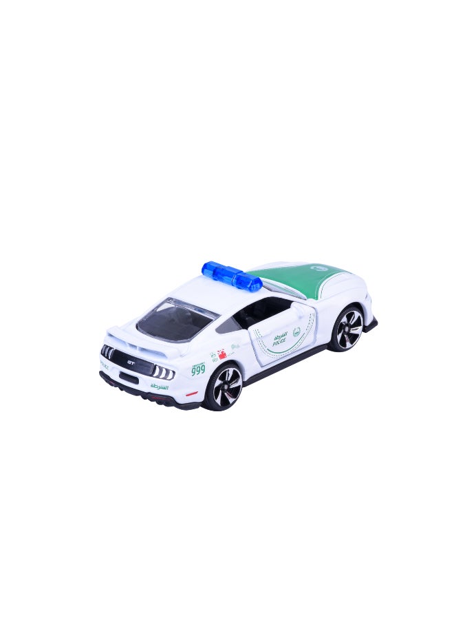 Majorette Dubai Police Single Pack Die Cast – Ford Mustang GT (1:64 Scale) – Die-Cast Toy Car for Kids & Collectors - Image 4