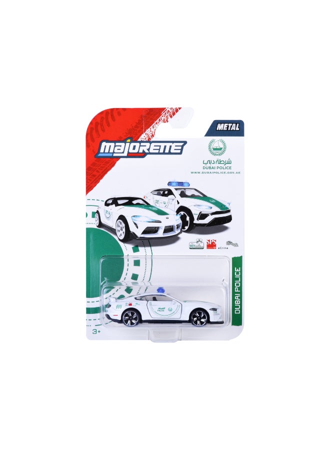 Majorette Dubai Police Single Pack Die Cast – Ford Mustang GT (1:64 Scale) – Die-Cast Toy Car for Kids & Collectors - Image 2