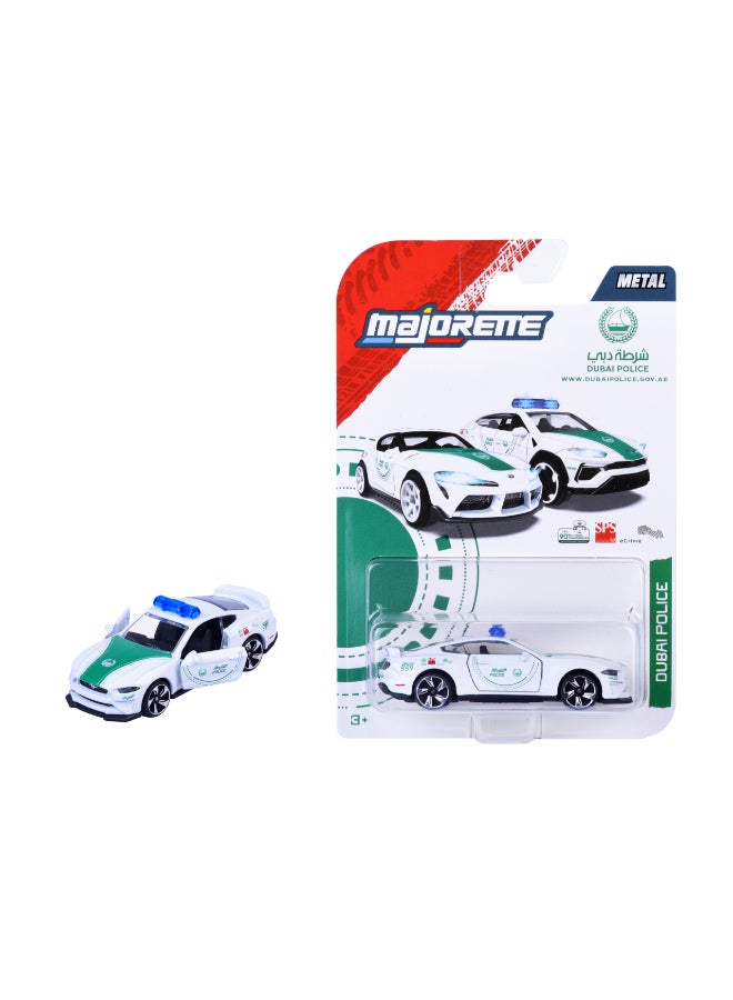 Majorette Dubai Police Single Pack Die Cast – Ford Mustang GT (1:64 Scale) – Die-Cast Toy Car for Kids & Collectors - Image 1