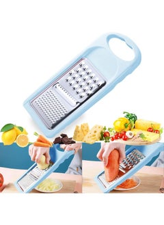 Handheld Professional Kitchen Grater for Vegetables and Cheese, Citrus Lemon Zester with Vegetable Peeler (Blue) - pzsku/Z28E6021321464AFAA466Z/45/_/1740830852/ab08b68d-f7d8-48e9-a378-6cd57e4cf247