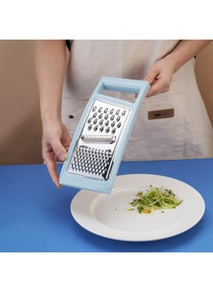 Handheld Professional Kitchen Grater for Vegetables and Cheese, Citrus Lemon Zester with Vegetable Peeler (Blue) - pzsku/Z28E6021321464AFAA466Z/45/_/1740830869/8370f003-7d32-46b6-bd71-7bcfcb7f6065