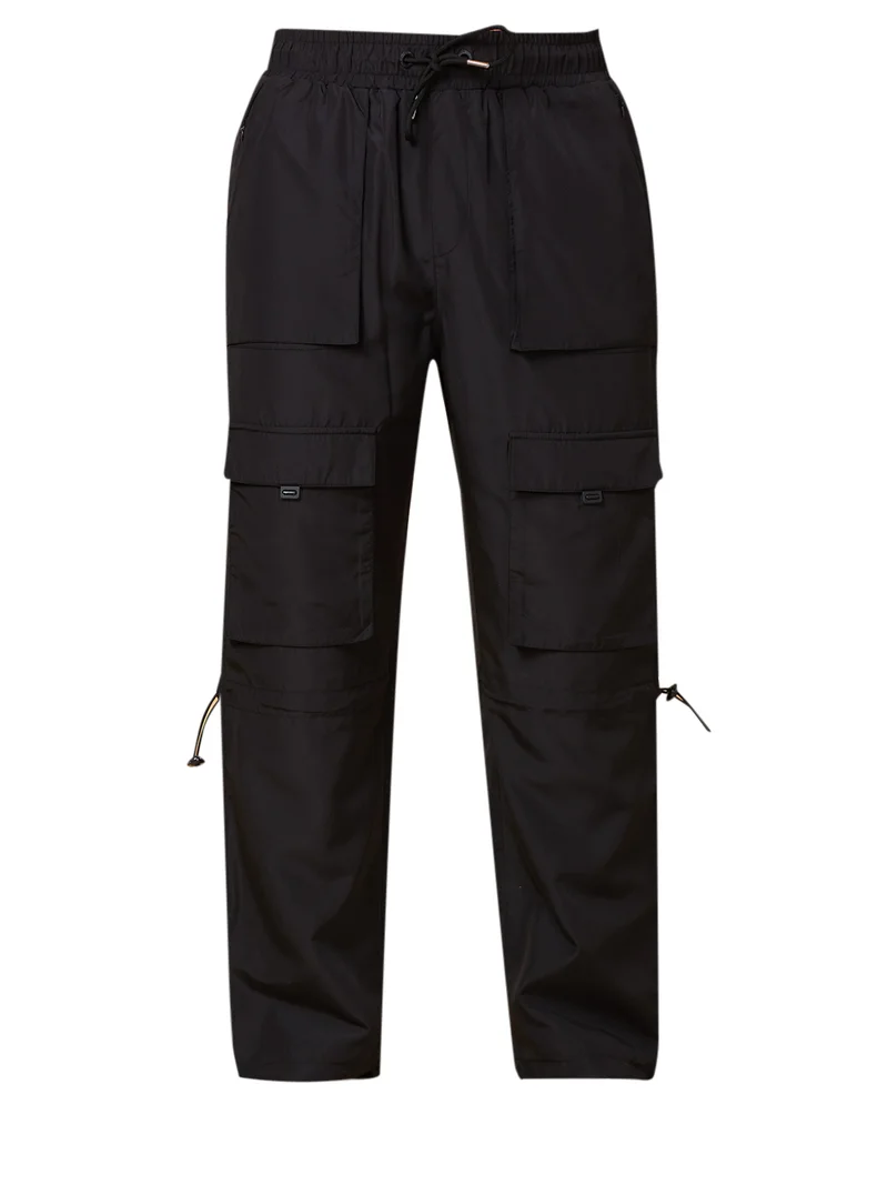 Being Human Being Human Black Easy Fit Pants For Men