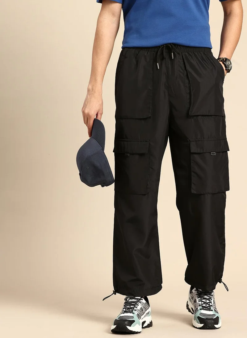 بيينغ هيومان Men Regular Relaxed Fit Trousers