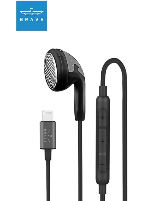 Mono EarPods with Lightning Connector | Wired Stereo Sound Earbuds for iPhone | Headphones with Microphone & Volume Control | Compatible with iPhone 14/13/12/SE/11/XR/XS/X/7/7 Plus/8 | Perfect for Calls, Music & Everyday Use for All Apple Devices