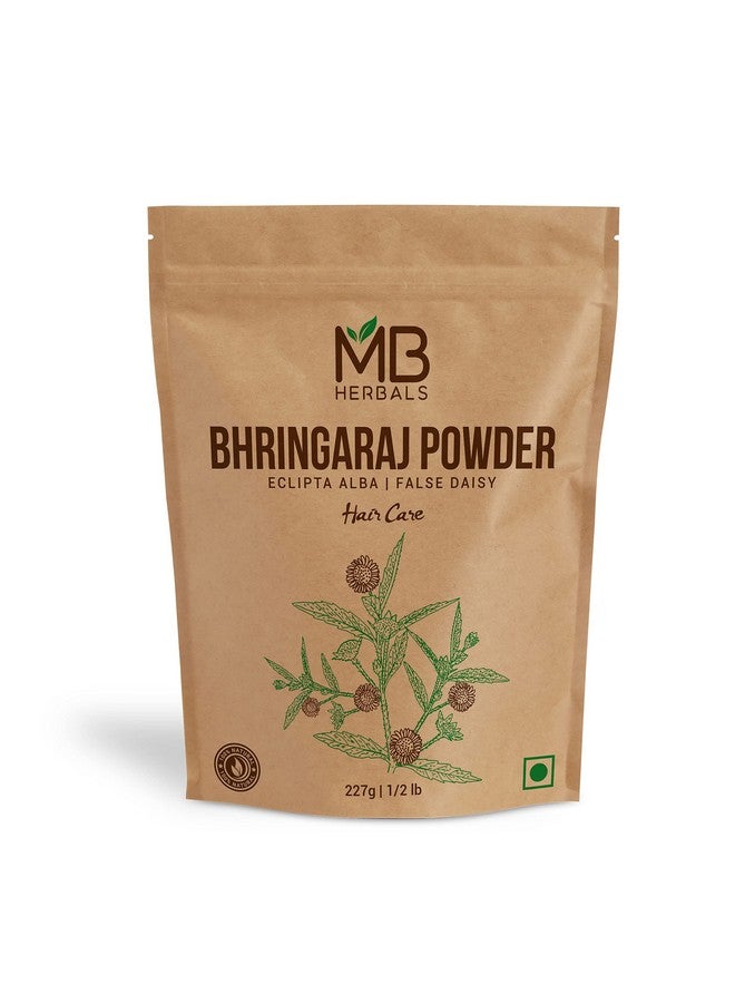 مسحوق برينجراج من إم بي هيربالز، ٢٢٧ غرام | ٨ أونصة | ٠.٥ رطل | إكليبتا ألبا نقي ١٠٠٪ | نمو الشعر، بني - قد تختلف العبوة - Image 4