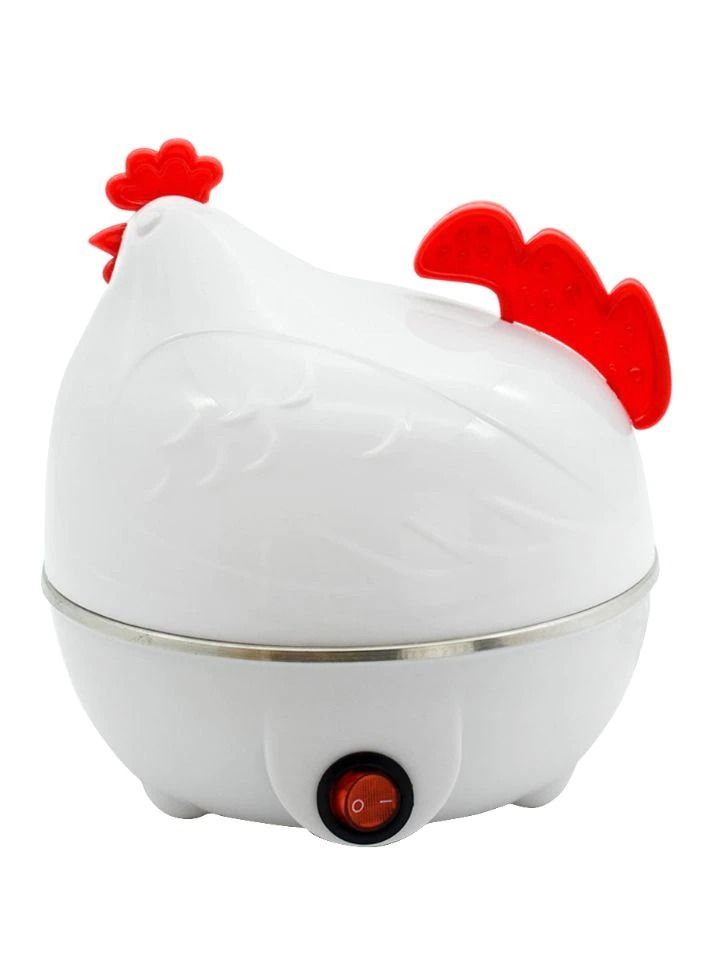 Wtrtr طباخ دجاج كهربائي مع غطاء أوتوماتيكي وعاء تسخين مغلي بسعة 7 بيضات وقياس الماء للأجهزة المنزلية - Image 3