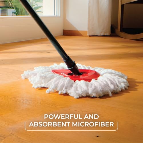 o cedar O-Cedar EasyWring Spin Mop Microfiber Refill, White Packaging May Vary - Image 4